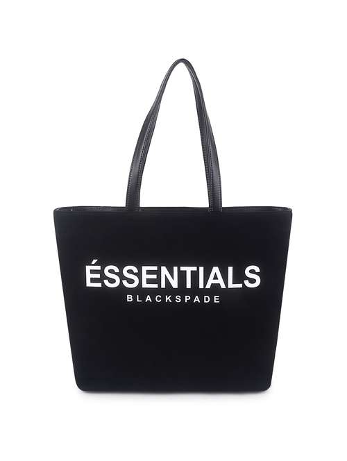women typography structured tote - 21634690 -  Standard Image - 0