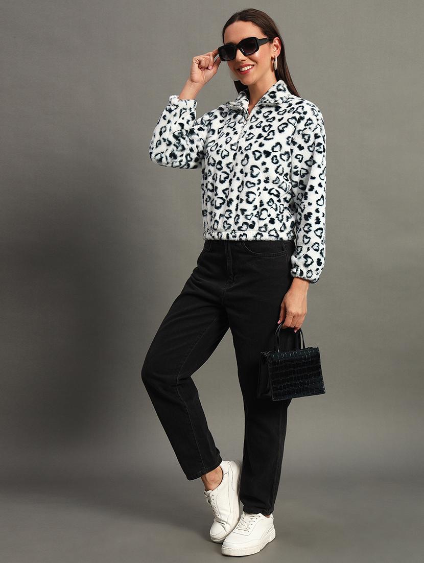 women long sleeves printed sweatshirt - 21635066 - Standard Image - 3