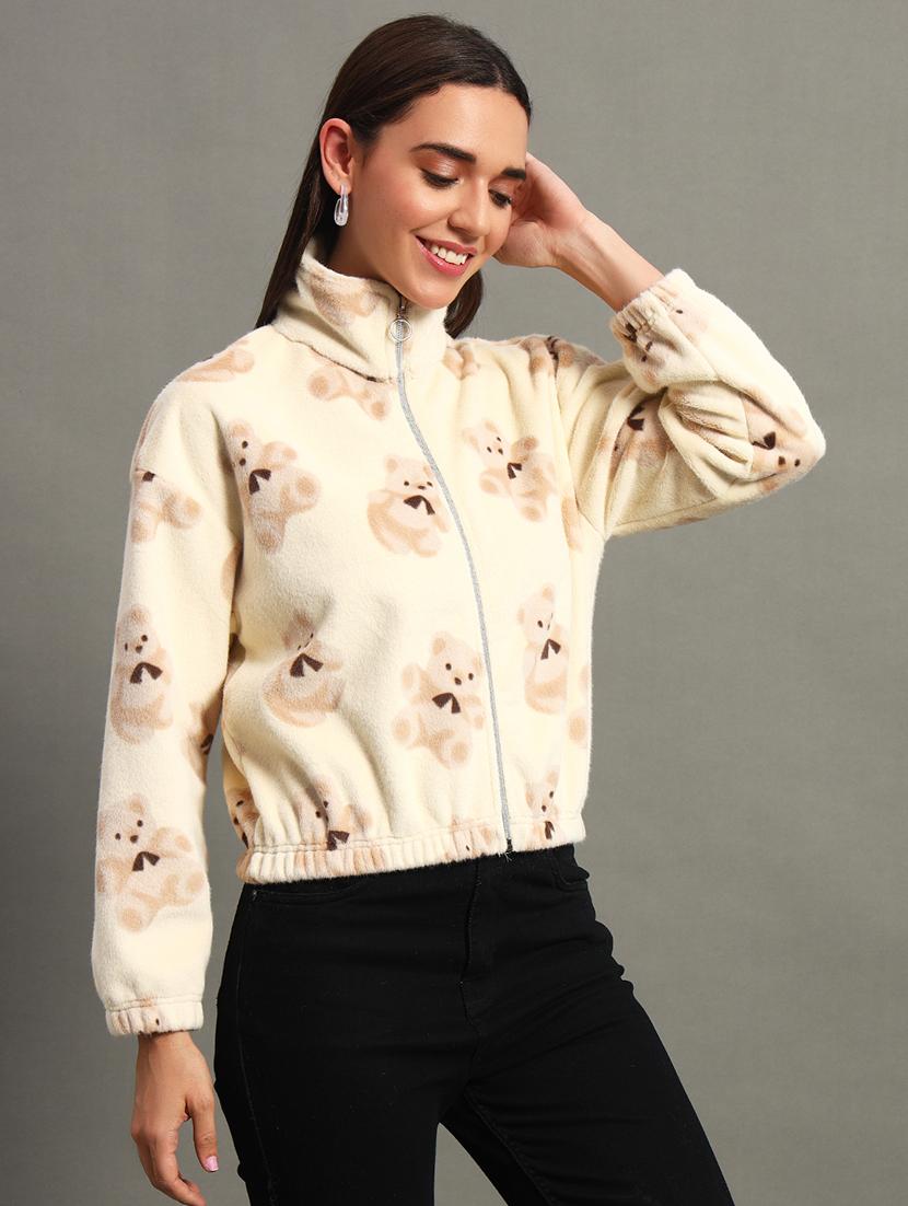 women long sleeves printed sweatshirt