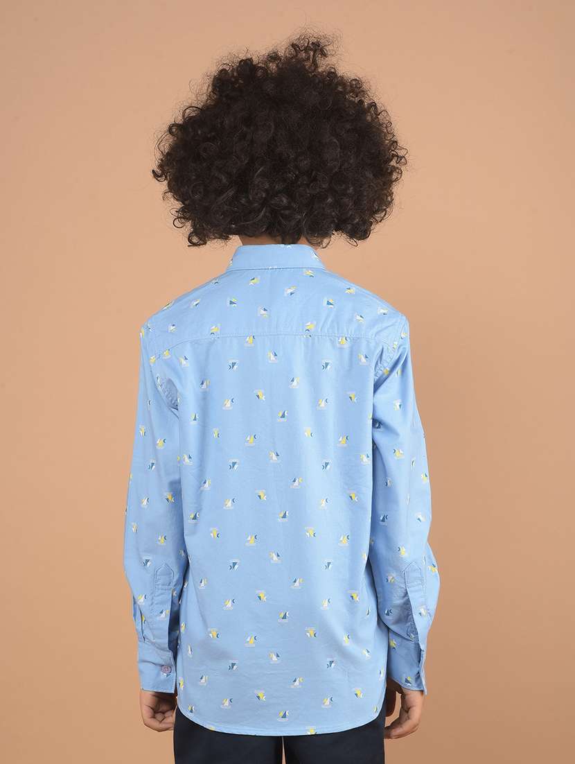 boys printed long sleeve shirt - 21635461 -  Standard Image - 3