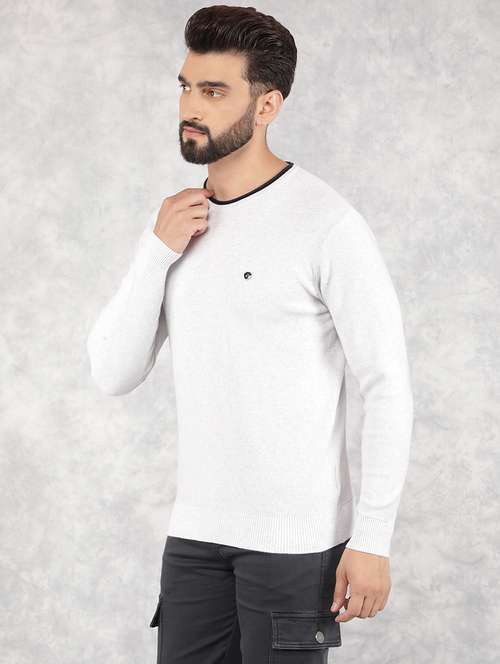 men solid long sleeve pullover - 21635512 -  Standard Image - 0