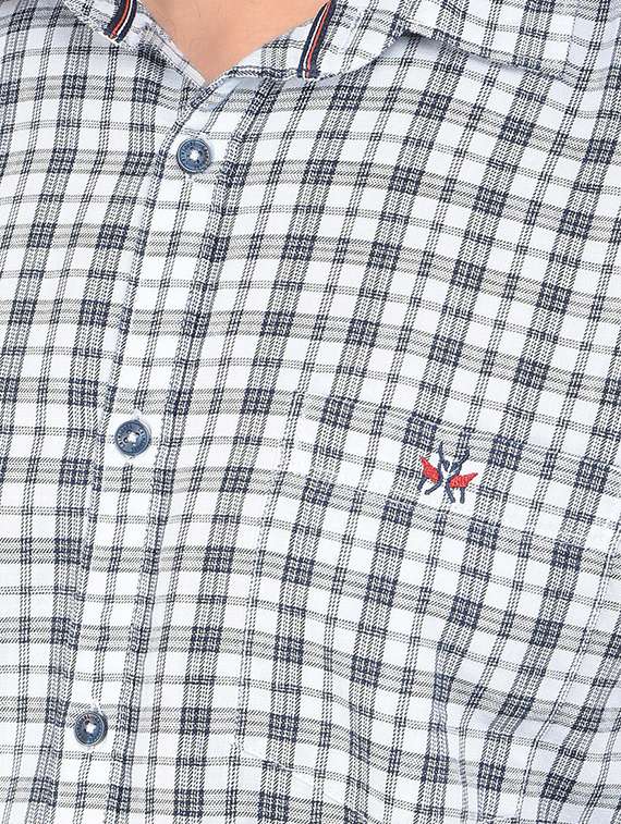 men checkered long sleeve casual shirt - 21635518 -  Standard Image - 5