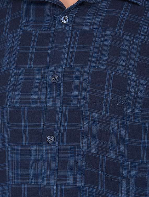 men checkered long sleeve casual shirt - 21635524 -  Standard Image - 5
