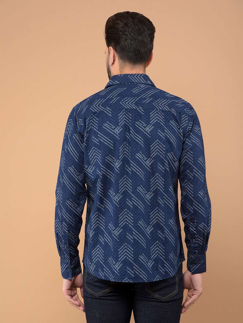 Men Long Sleeves Printed Casual Shirt - 21635530 -  Standard Image - 3