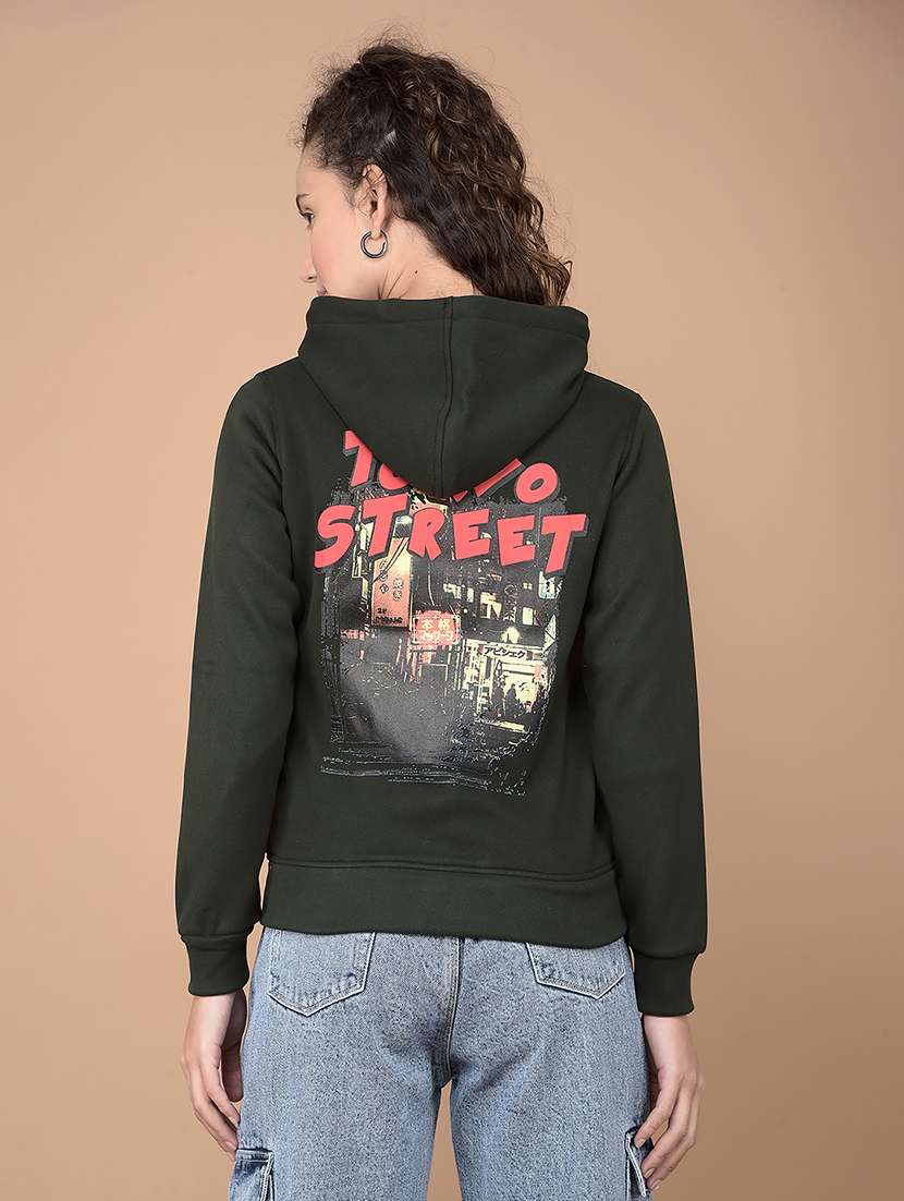 women back print long sleeve sweatshirt - 21635660 -  Standard Image - 3