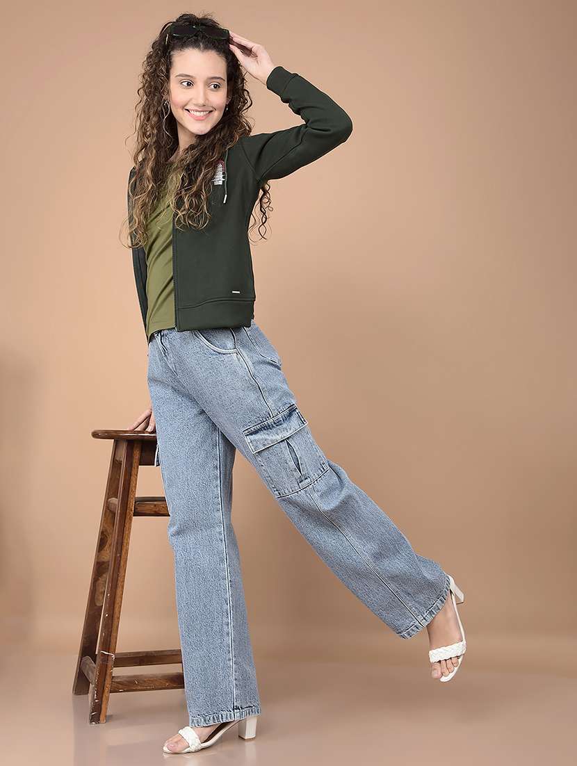 women back print long sleeve sweatshirt - 21635660 -  Standard Image - 5