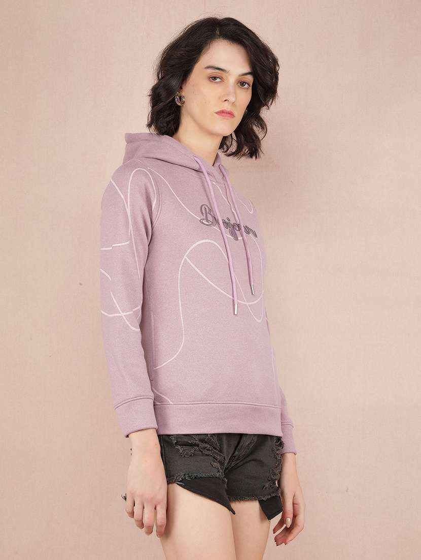 women printed hooded sweatshirt - 21635664 -  Standard Image - 3