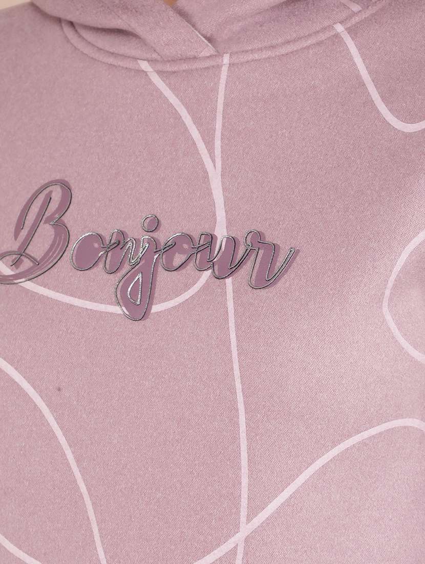 women printed hooded sweatshirt - 21635664 -  Standard Image - 5