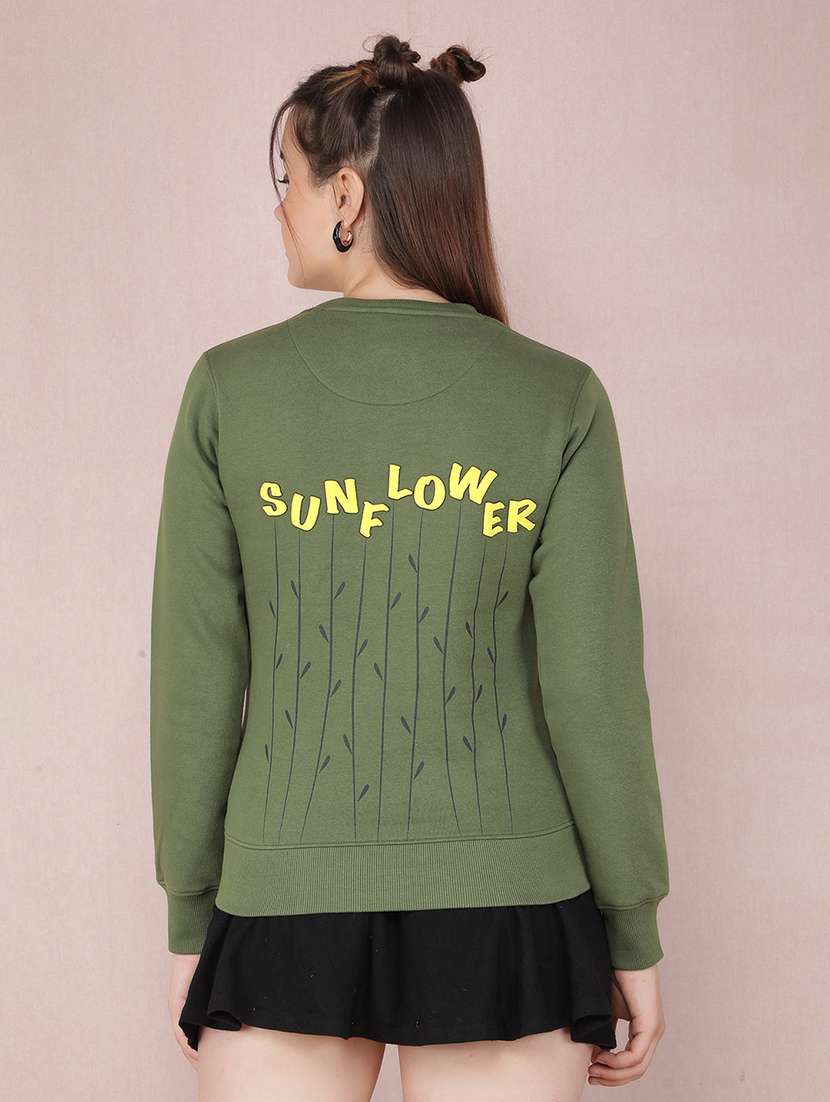 women front & back print long sleeve sweatshirt - 21635667 -  Standard Image - 3