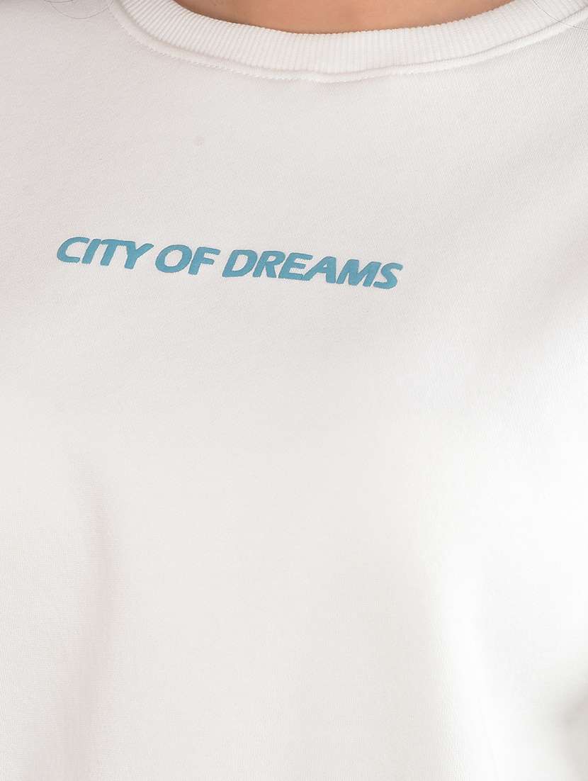 women front & back print long sleeve sweatshirt - 21635675 -  Standard Image - 5