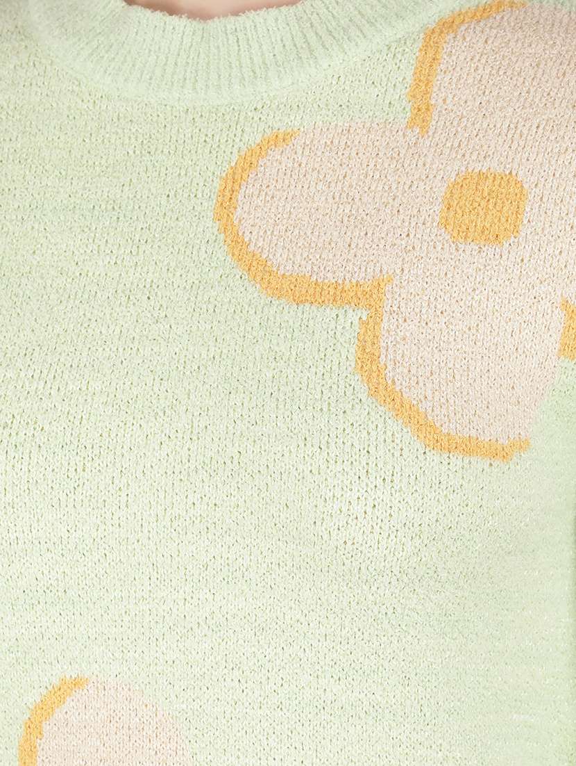 women self design long sleeve pullover - 21635683 -  Standard Image - 5