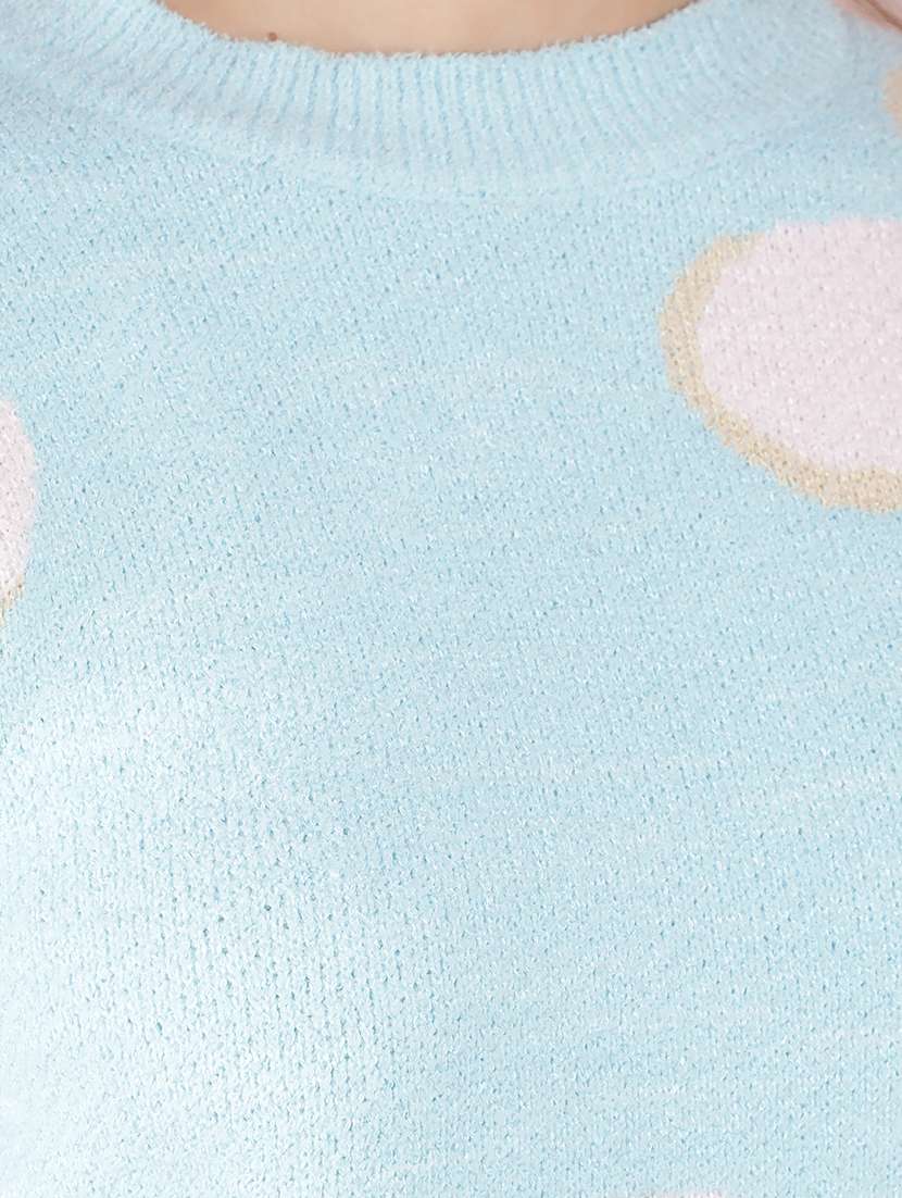 women self design long sleeve pullover - 21635684 -  Standard Image - 5