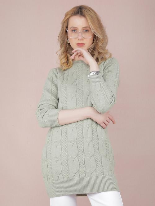 women self design long sleeve pullover - 21635698 -  Standard Image - 0