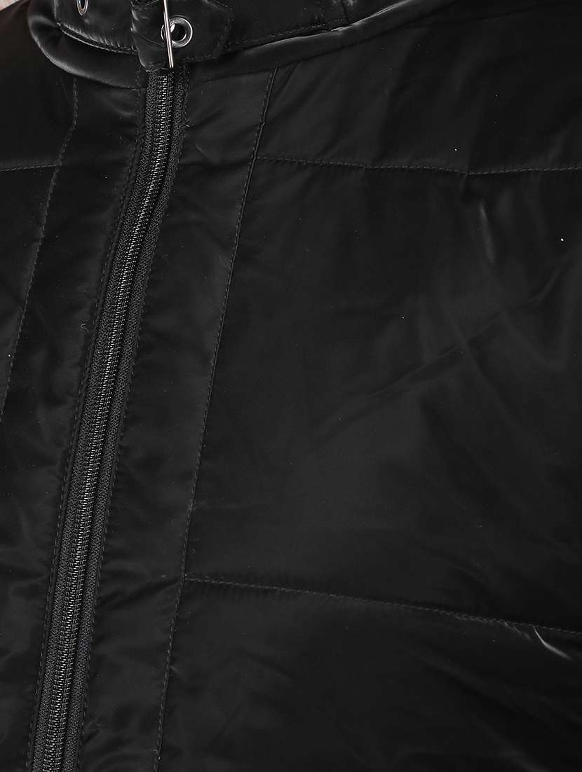 women long sleeves solid quilted jacket - 21635736 - Standard Image - 5