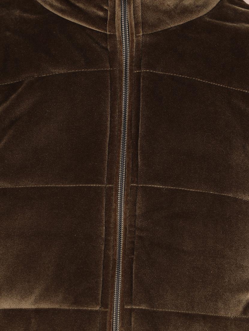 women long sleeves solid quilted jacket - 21635740 - Standard Image - 5