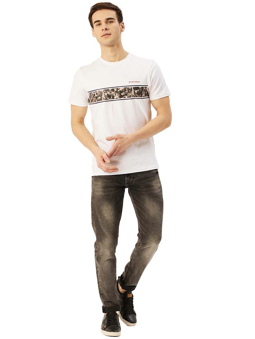men regular fit printed short sleeve t-shirt - 21635876 - Standard Image - 3