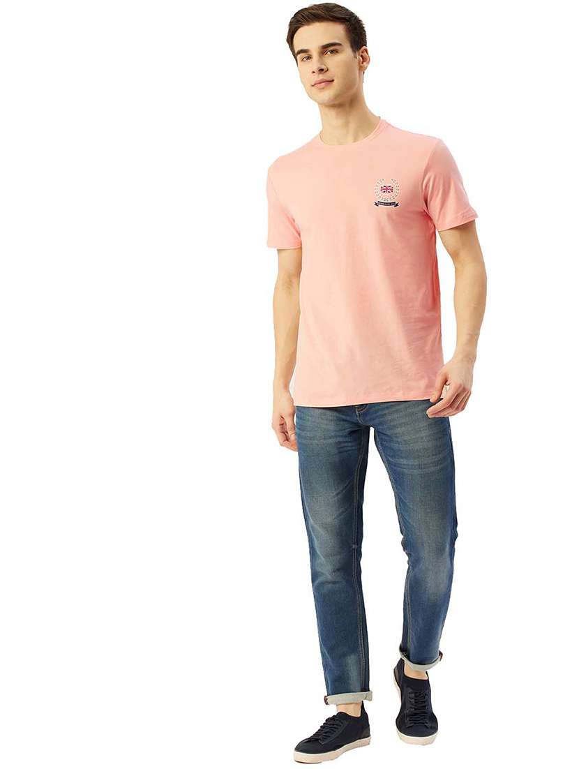 men regular fit printed short sleeve t-shirt - 21635888 - Standard Image - 3