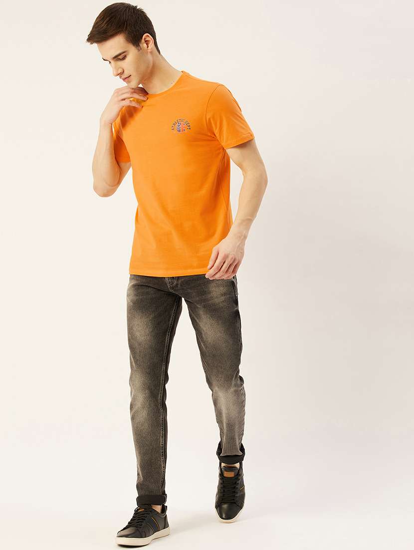 men regular fit printed short sleeve t-shirt - 21635895 - Standard Image - 3