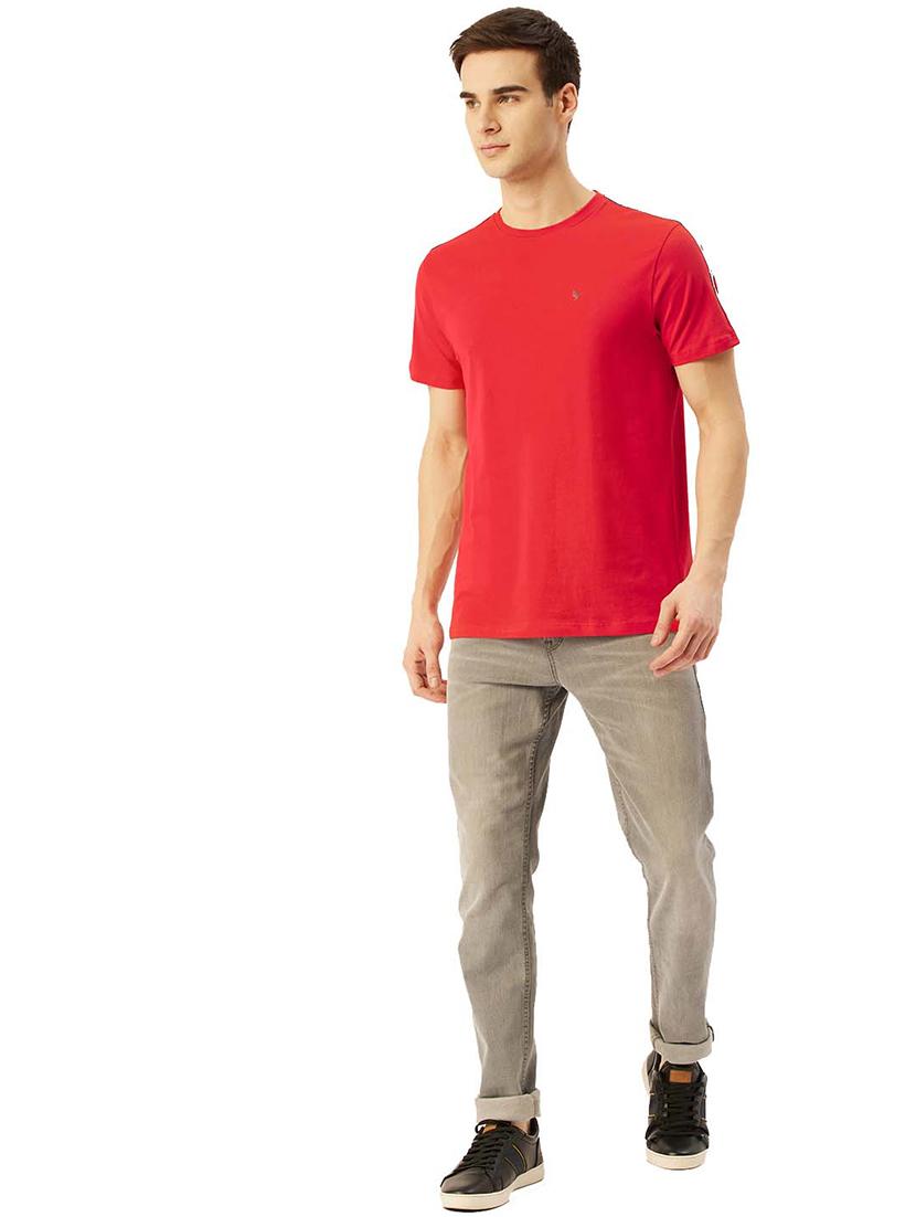 men regular fit plain short sleeve t-shirt - 21635901 - Standard Image - 3