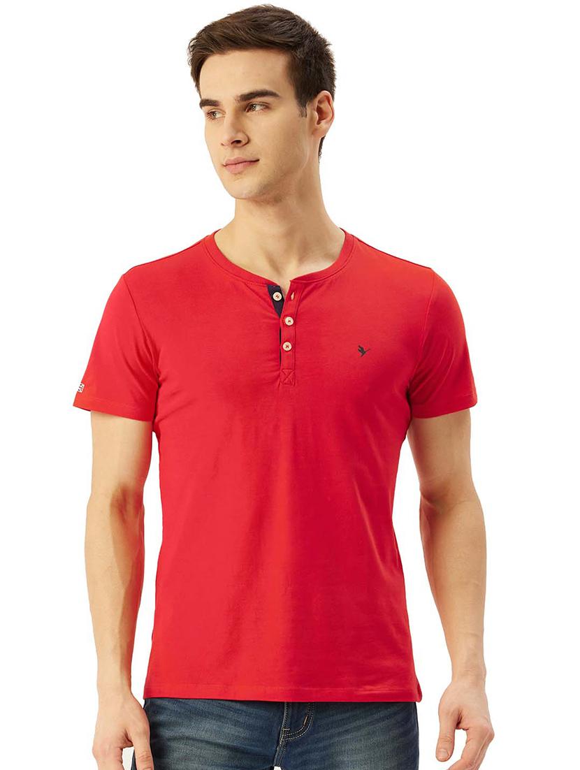 men regular fit solid short sleeve t-shirt - 21635902 -  Zoom Image - 0