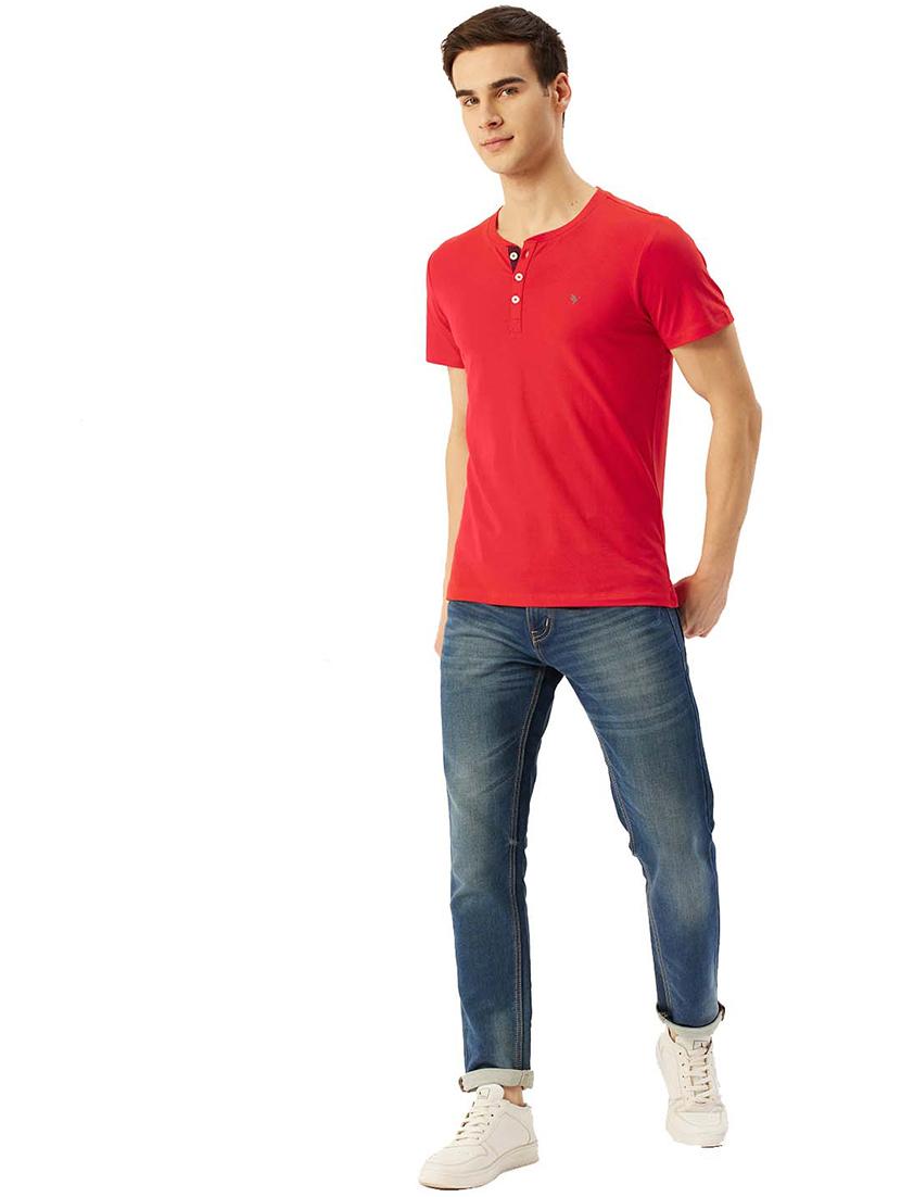 men regular fit solid short sleeve t-shirt - 21635902 - Standard Image - 3