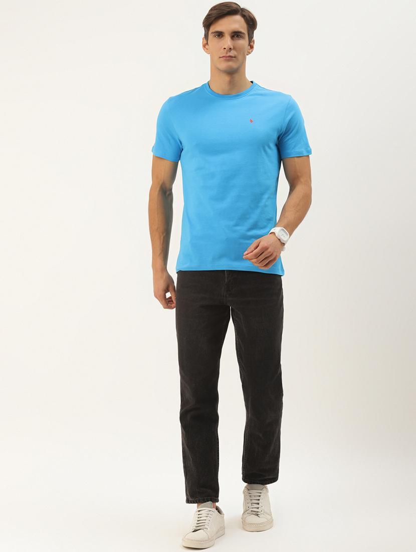 men regular fit plain short sleeve t-shirt - 21635957 - Standard Image - 3