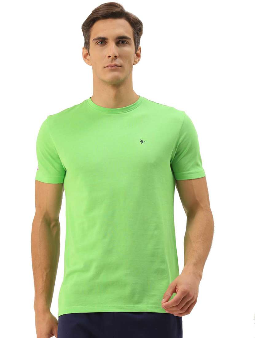 men regular fit plain short sleeve t-shirt