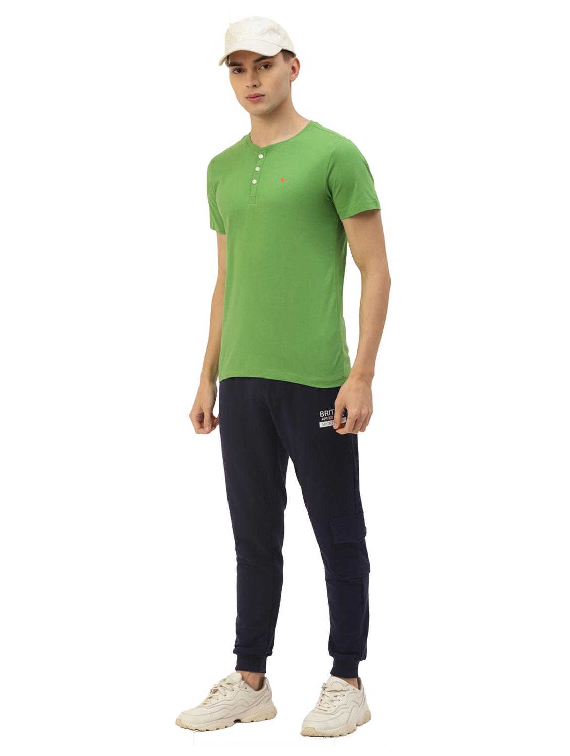 men regular fit plain short sleeve t-shirt - 21635971 - Standard Image - 3
