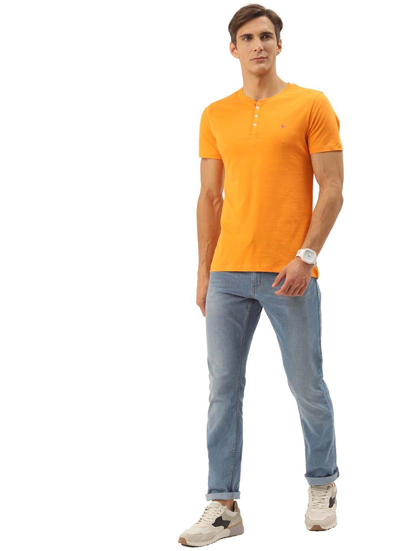 men regular fit plain short sleeve t-shirt - 21635975 - Standard Image - 3