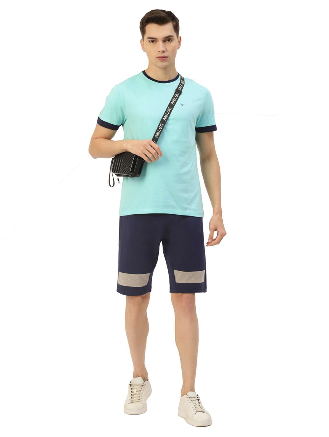 men regular fit plain short sleeve t-shirt - 21635985 -  Standard Image - 3