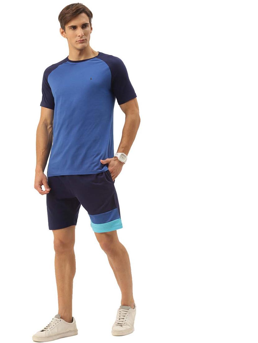 men regular fit color block short sleeve t-shirt - 21635988 - Standard Image - 3