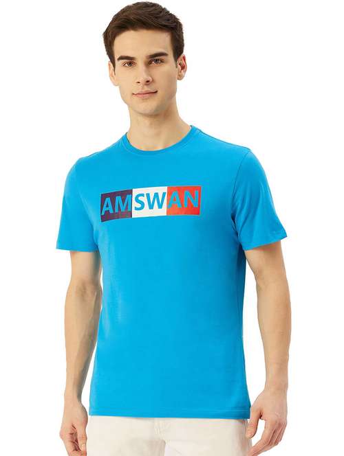 men regular fit printed short sleeve t-shirt - 21636002 - Standard Image - 0