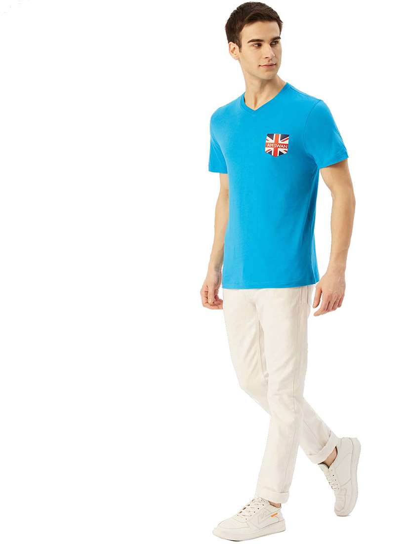 men regular fit printed short sleeve t-shirt - 21636021 -  Standard Image - 3