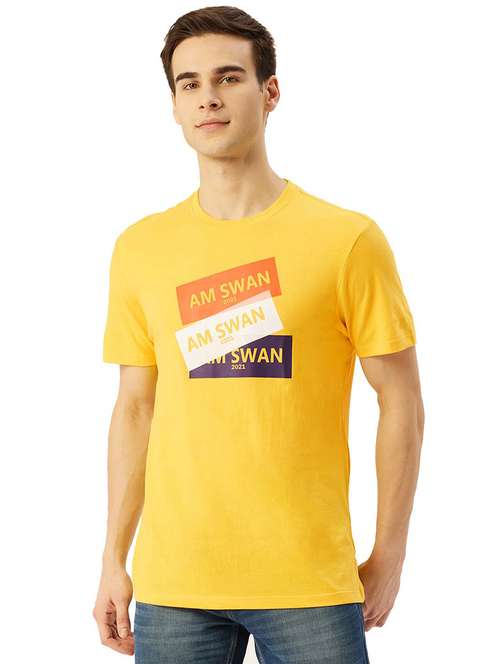 men regular fit printed short sleeve t-shirt - 21636031 -  Standard Image - 0