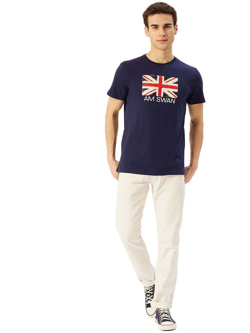 men regular fit printed short sleeve t-shirt - 21636035 -  Standard Image - 3