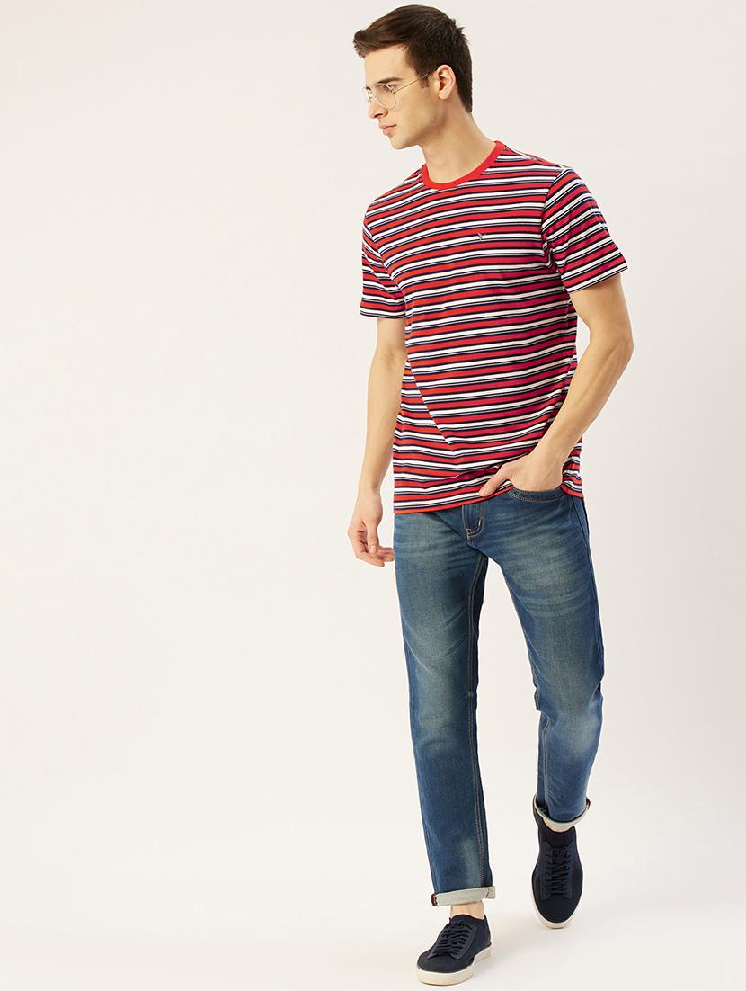 men regular fit striped short sleeve t-shirt - 21636039 - Standard Image - 3