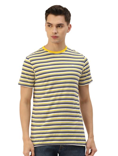men regular fit striped short sleeve t-shirt - 21636040 -  Standard Image - 0
