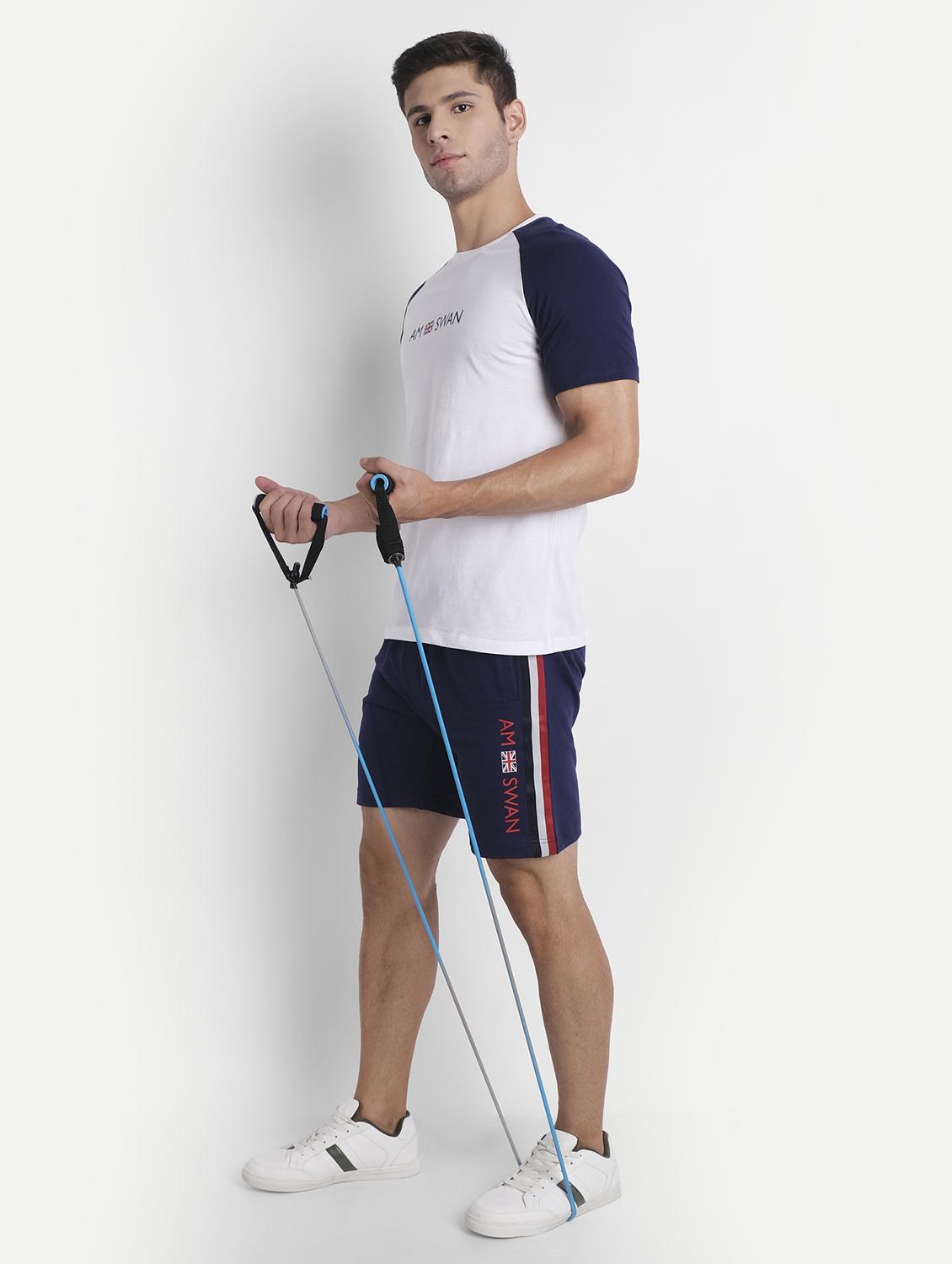 men regular fit color block short sleeve t-shirt - 21636048 - Standard Image - 3