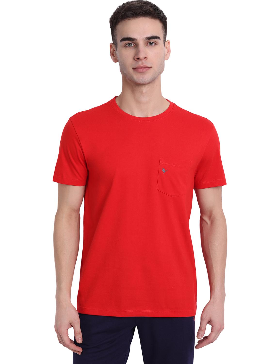 men regular fit plain short sleeve t-shirt - 21636052 - Zoom Image - 0