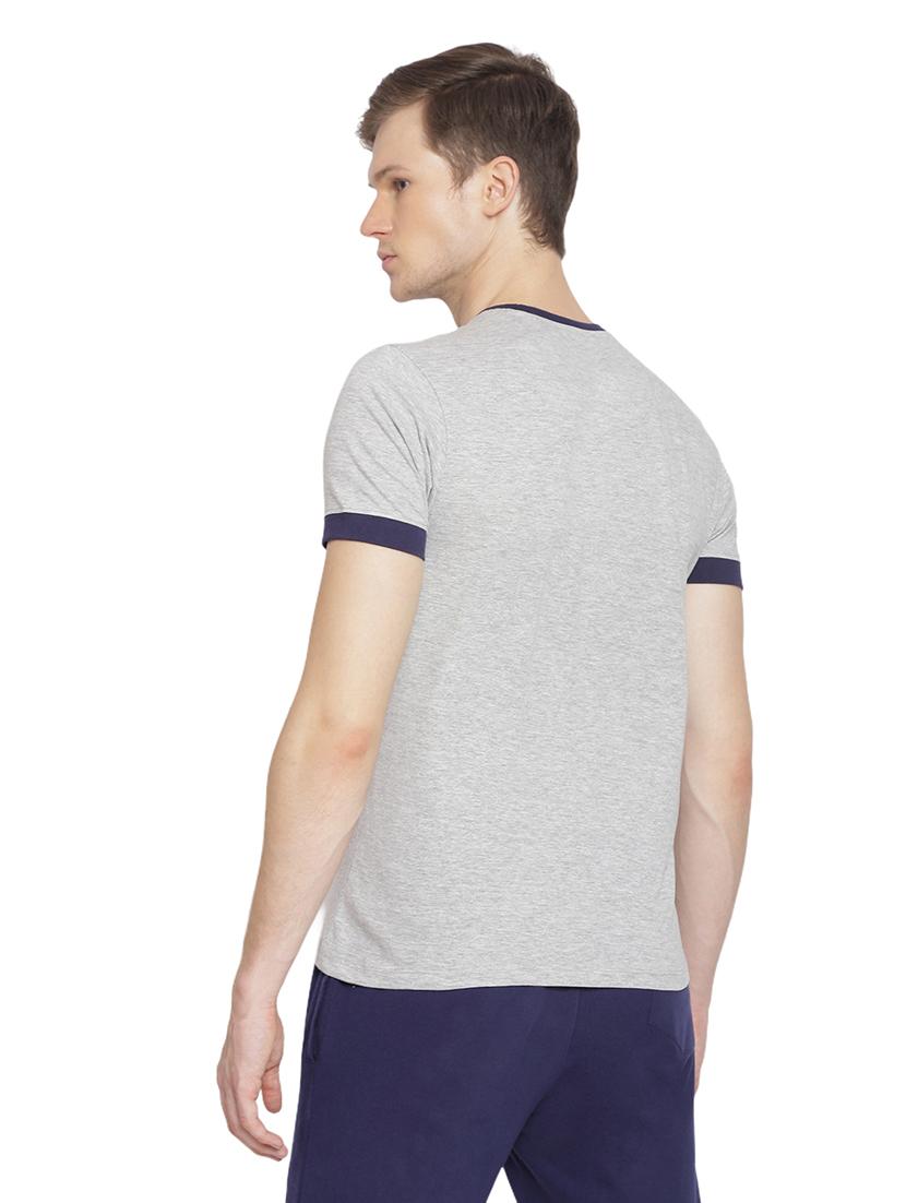 men regular fit color block short sleeve t-shirt - 21636056 - Standard Image - 3