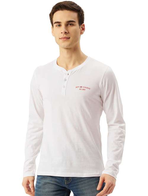 men regular fit printed long sleeve t-shirt - 21636064 -  Standard Image - 0