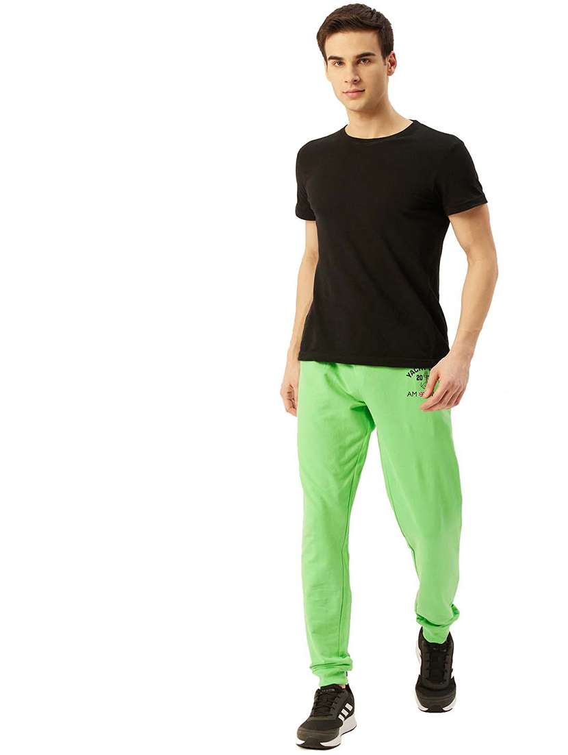 men placement print joggers - 21636107 -  Standard Image - 3