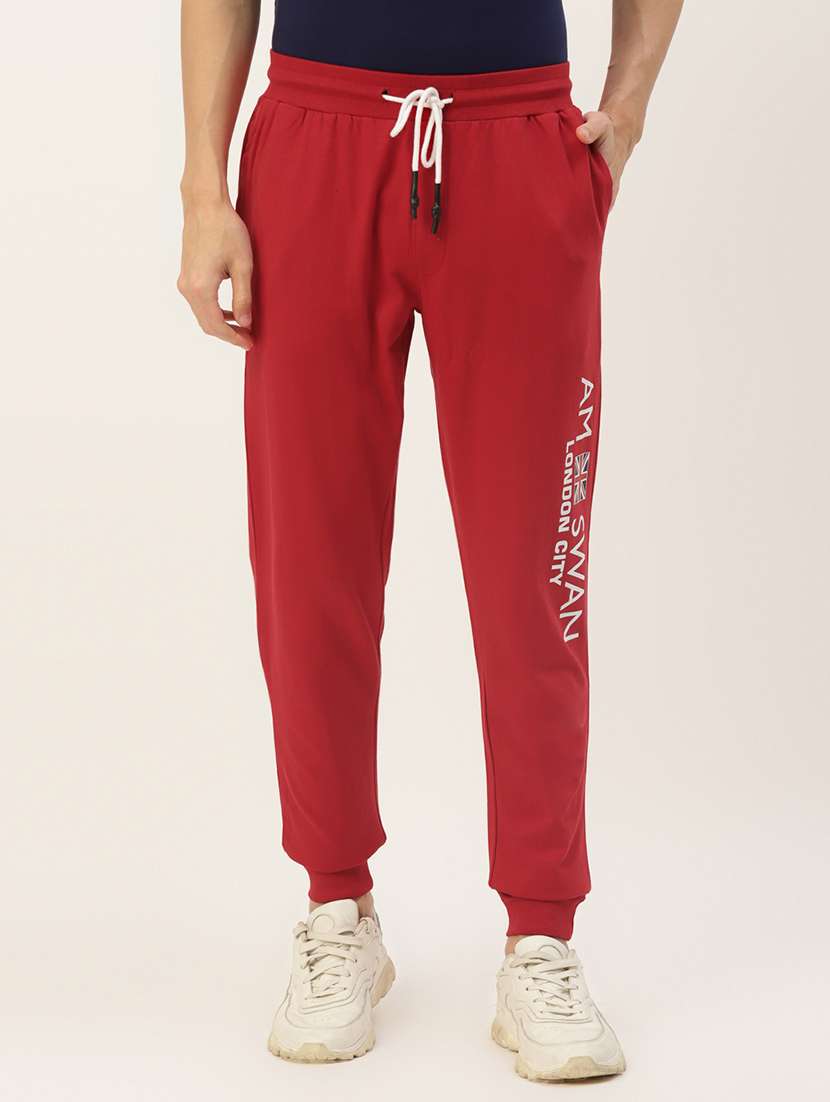 men regular fit mid rise jogger