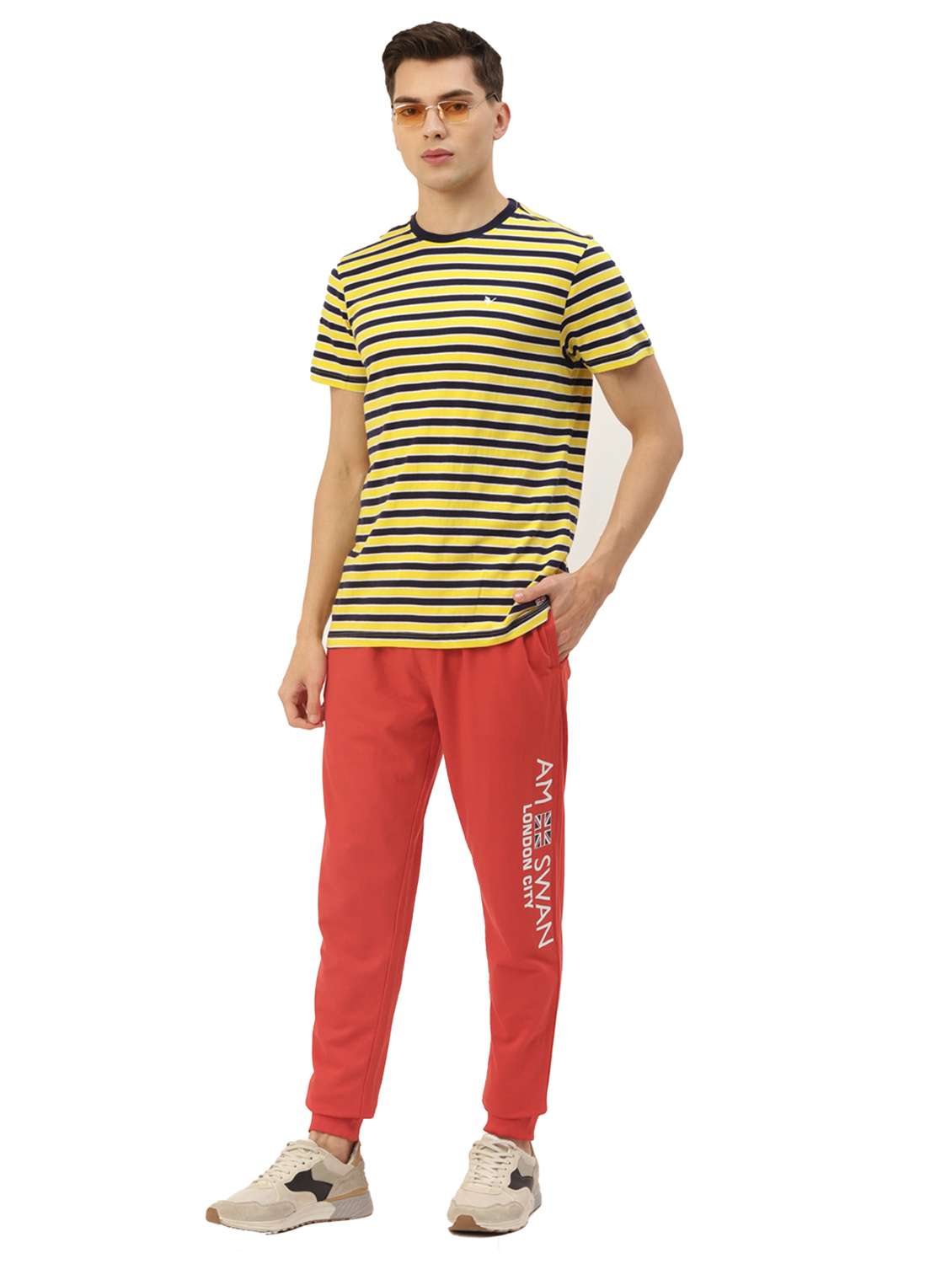 men regular fit mid rise jogger - 21636113 -  Standard Image - 3