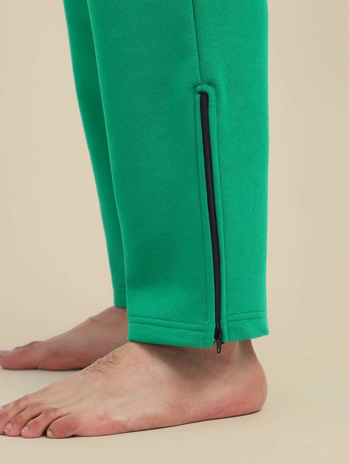 men solid full length track pants - 21636136 -  Standard Image - 5