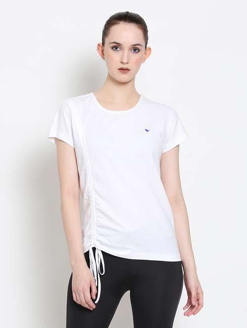 women round neck solid regular top - 21636151 -  Standard Image - 0