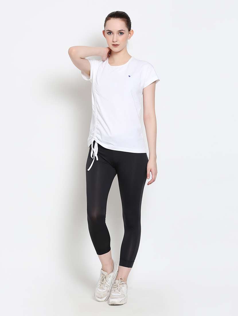 women round neck solid regular top - 21636151 -  Standard Image - 5