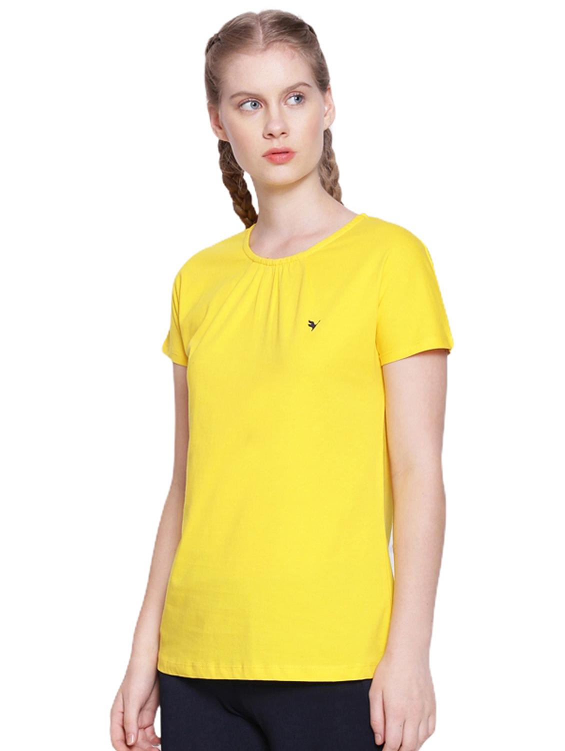 women round neck solid regular top - 21636167 - Standard Image - 3