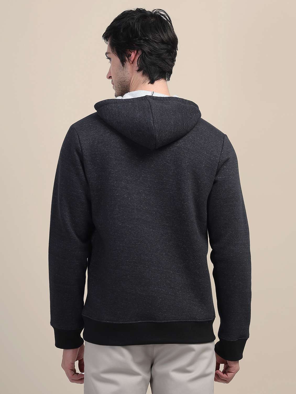 men solid long sleeve sweatshirt - 21636182 -  Standard Image - 3