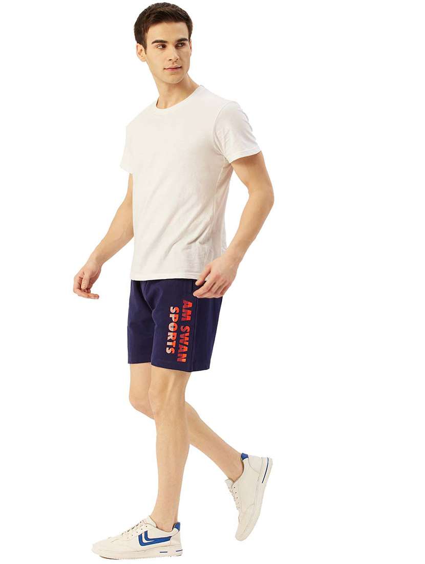 men placement print mid rise shorts - 21636235 -  Standard Image - 3